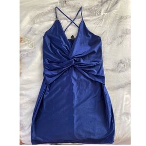 Mini navy blue dress